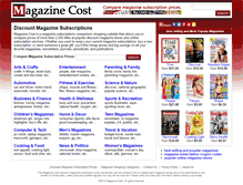 Tablet Screenshot of magazinecost.com